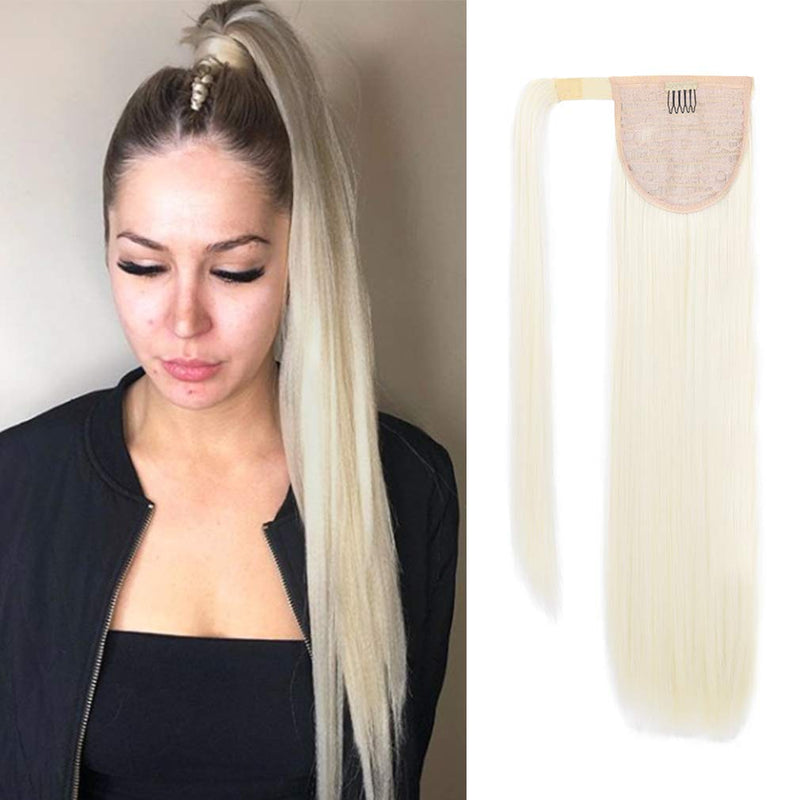 by margiee CLIP IN PONYTAIL EXTENSION WRAP AROUND NATURAL HAIRPIECE FOR WOMEN