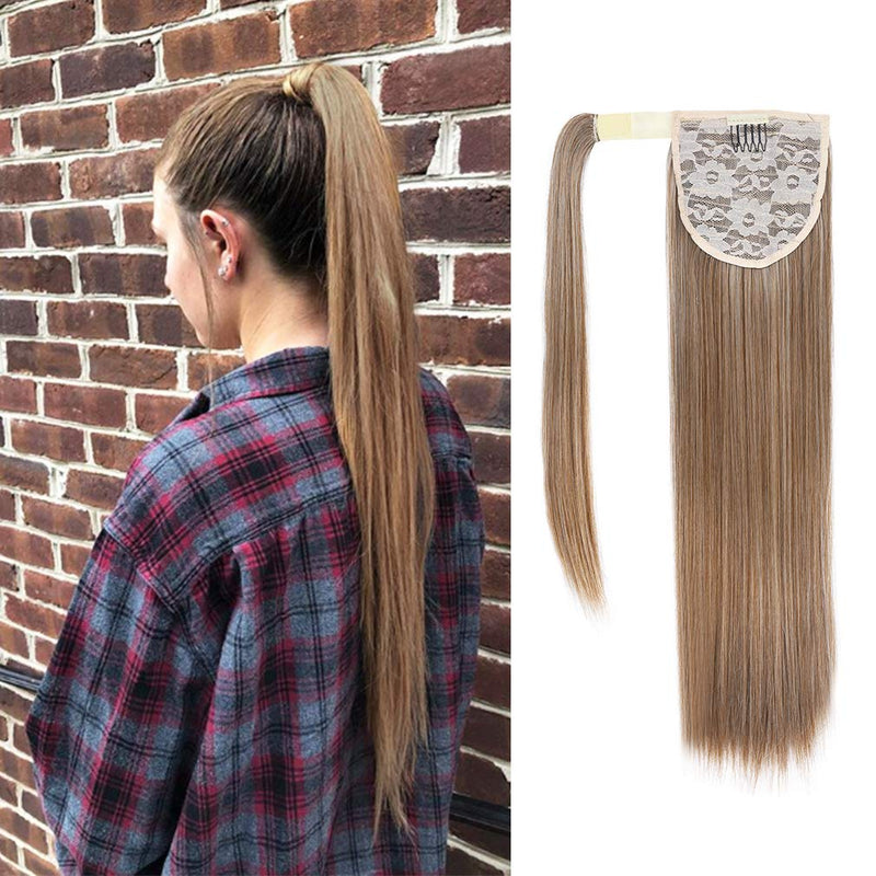 by margiee CLIP IN PONYTAIL EXTENSION WRAP AROUND NATURAL HAIRPIECE FOR WOMEN